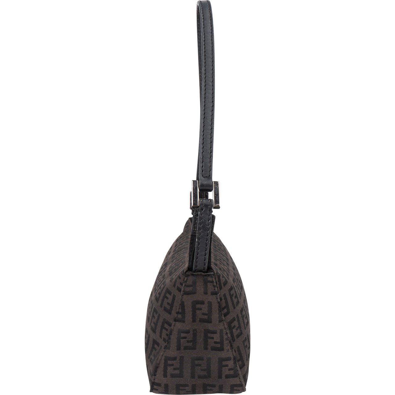 Fendi Fendi FF Monogram Zucca Mini Handbag Zwart