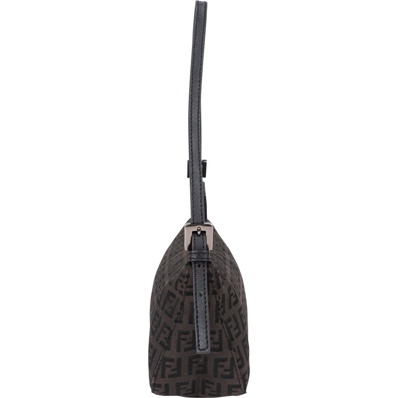 Fendi Fendi FF Monogram Zucca Mini Handbag Zwart