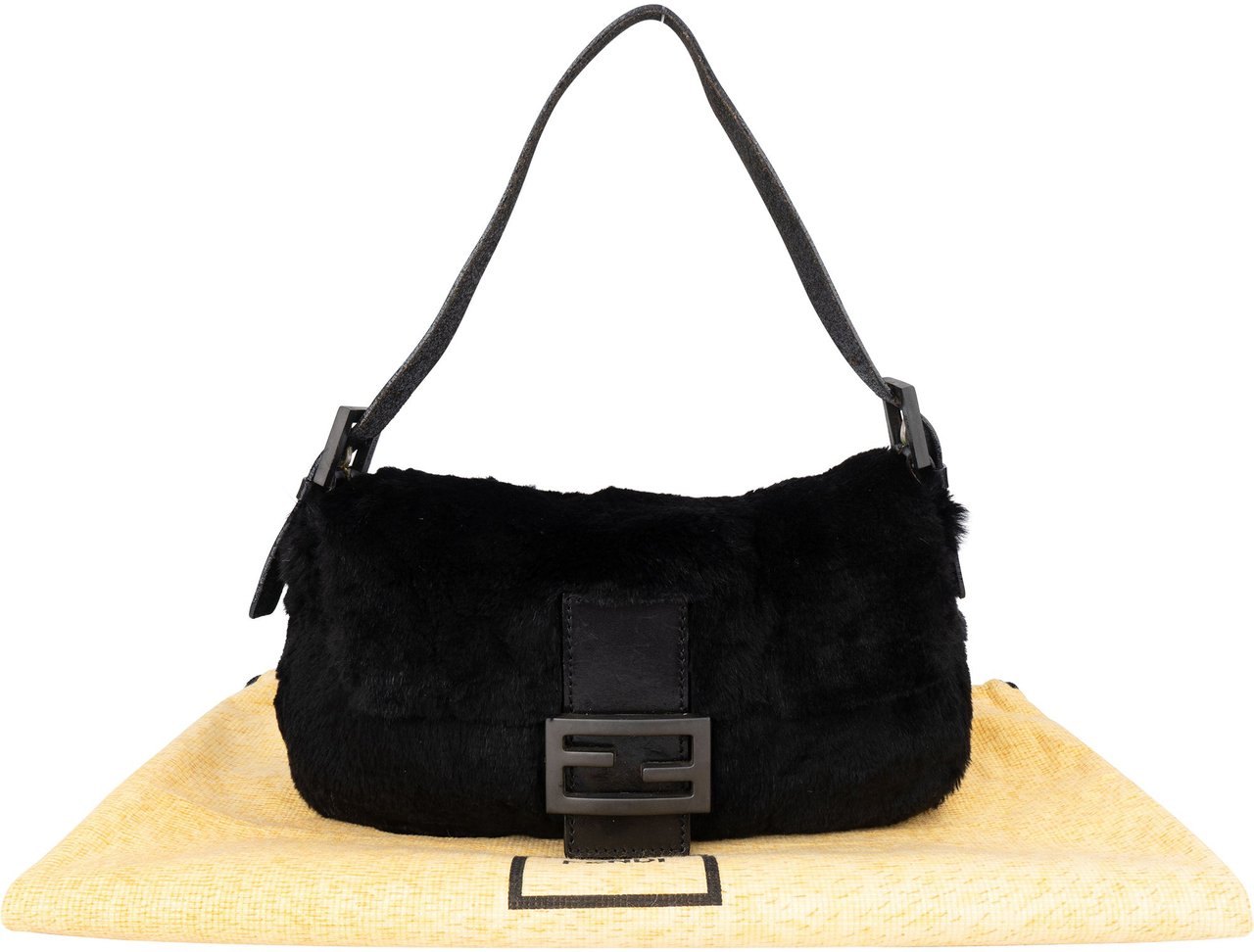 Fendi Fendi Limited Fur Baguette Handbag Divers