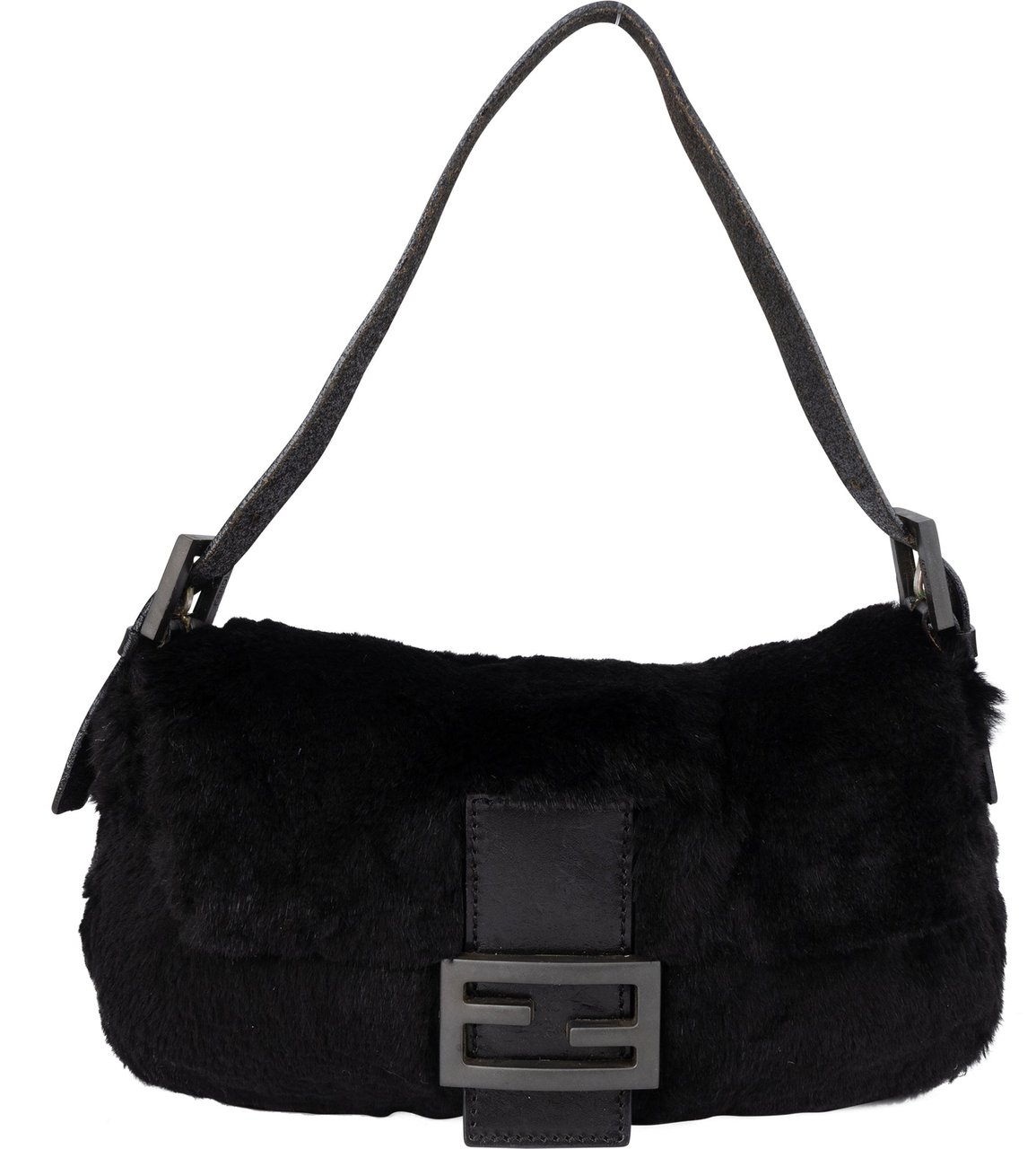 Fendi Fendi Limited Fur Baguette Handbag Divers