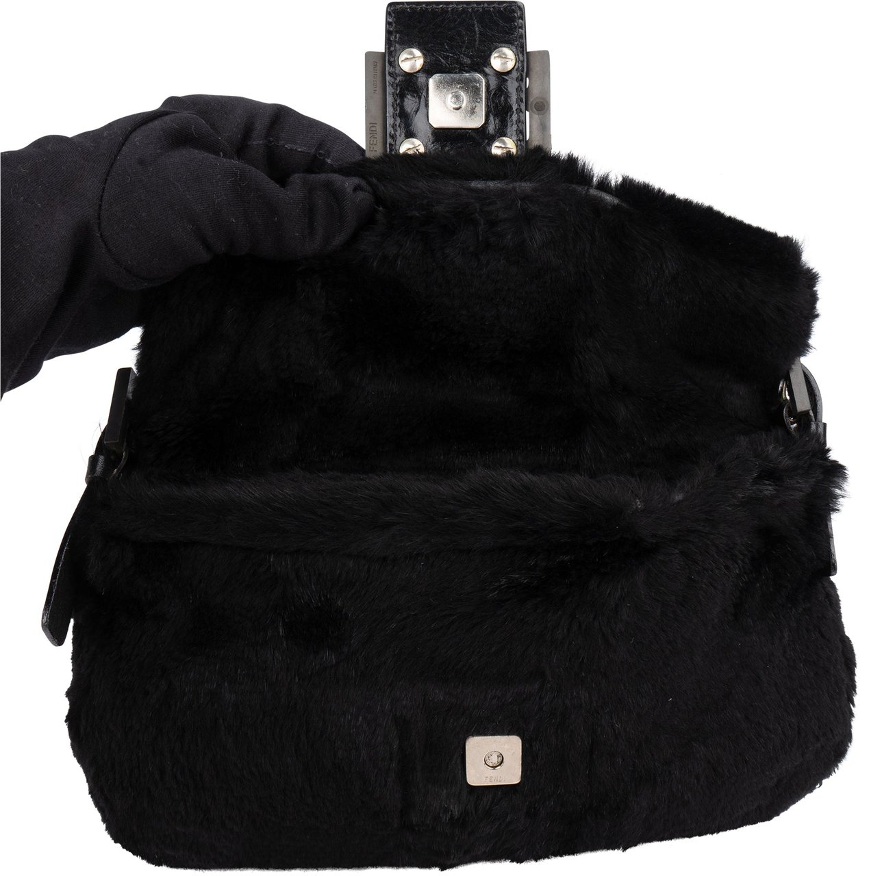 Fendi Fendi Limited Fur Baguette Handbag Divers