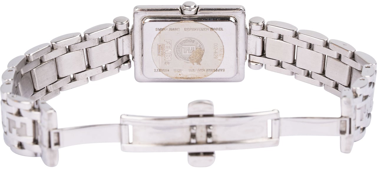 Fendi Silver Tone Classico Tank 710L Women Watch Divers