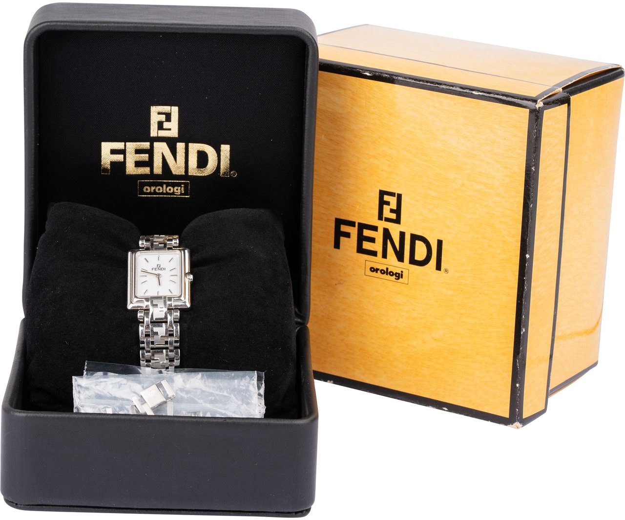 Fendi Silver Tone Classico Tank 710L Women Watch Divers