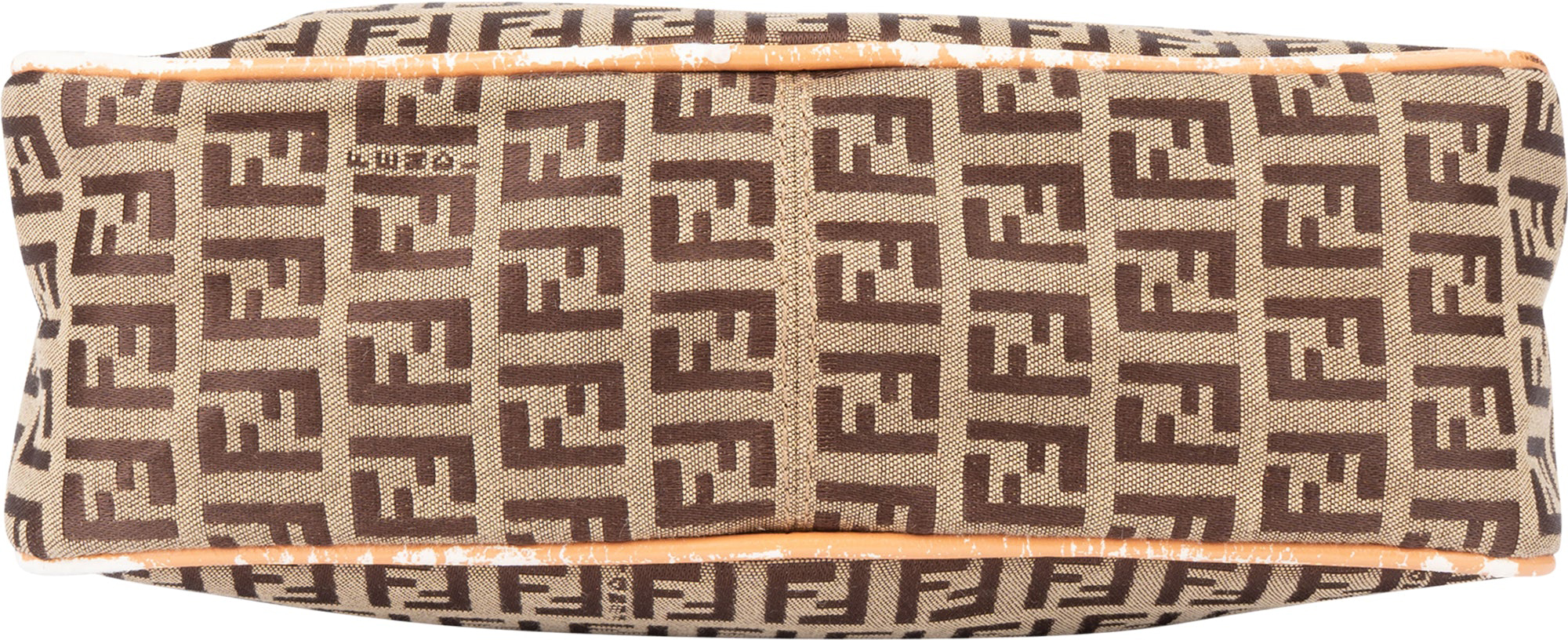 Fendi Fendi FF Monogram Zucca Shoulder Bag Bruin