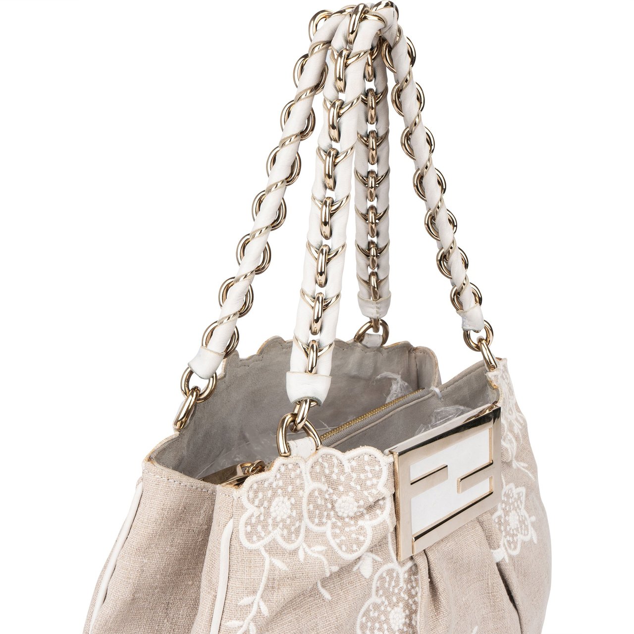 Fendi Fendi Limited Floral Baguette Buckle Handbag Divers