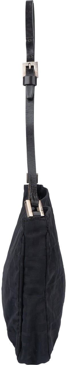 Fendi Fendi FF Monogram Zucca Shoulder Bag Zwart