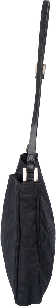 Fendi Fendi FF Monogram Zucca Shoulder Bag Zwart