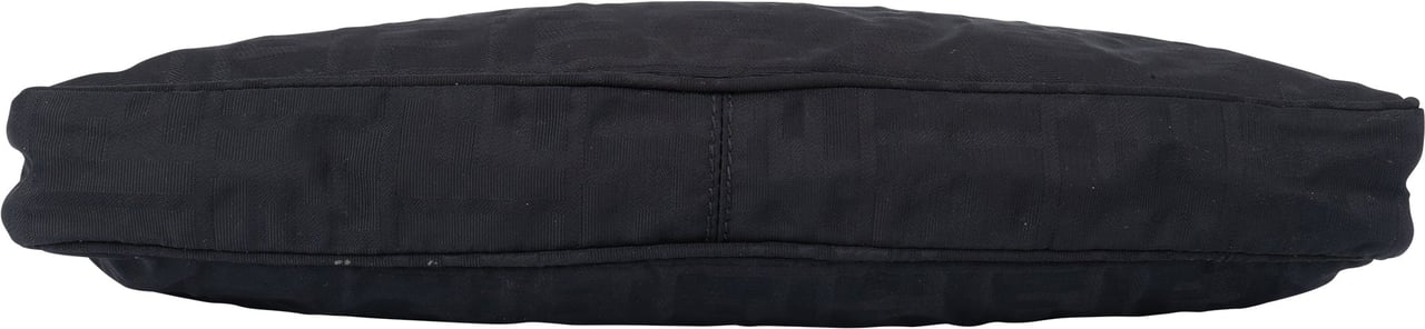 Fendi Fendi FF Monogram Zucca Shoulder Bag Zwart