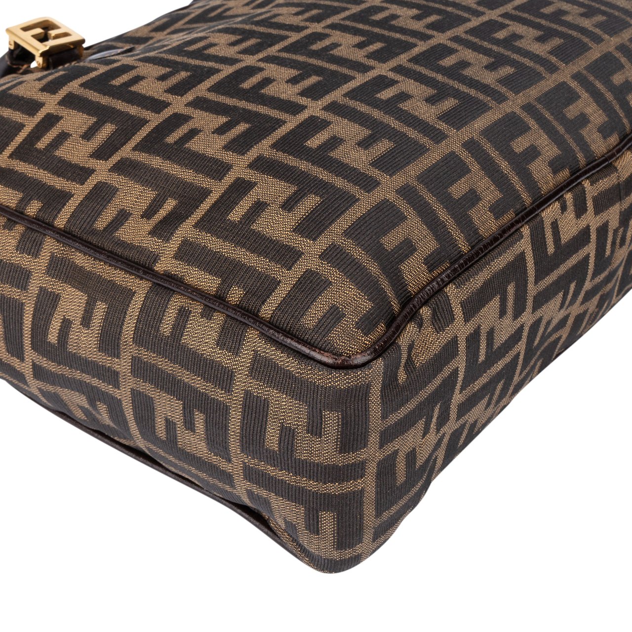 Fendi Fendi FF Monogram Handbag Bruin