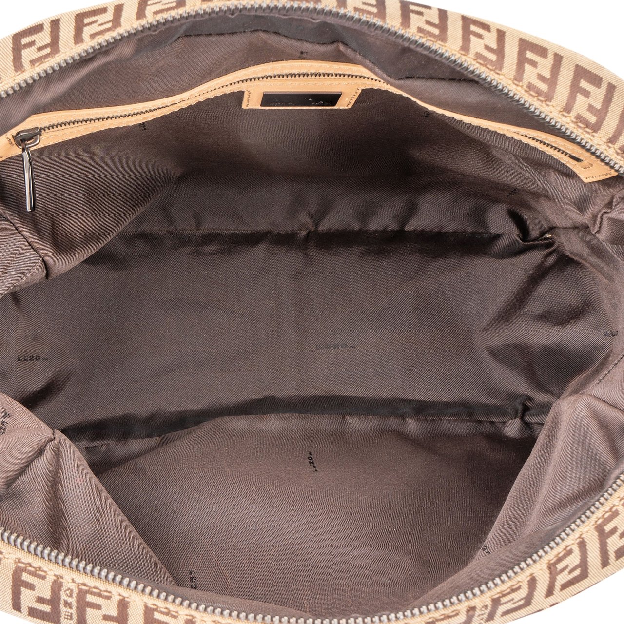 Fendi Fendi FF Monogram Zucca Handbag Bruin
