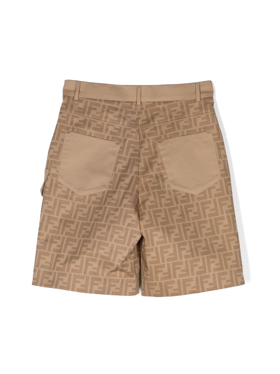 Fendi bermuda gabardine prin Beige