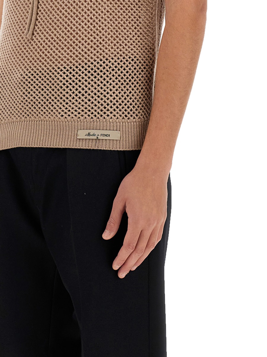 Fendi WOOL JERSEY. Beige