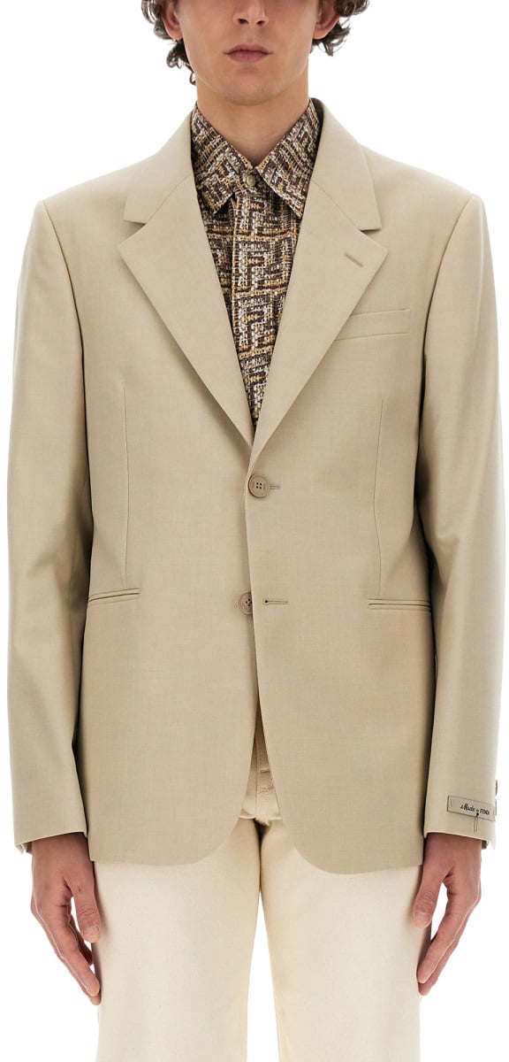 Fendi WOOL JACKET Beige