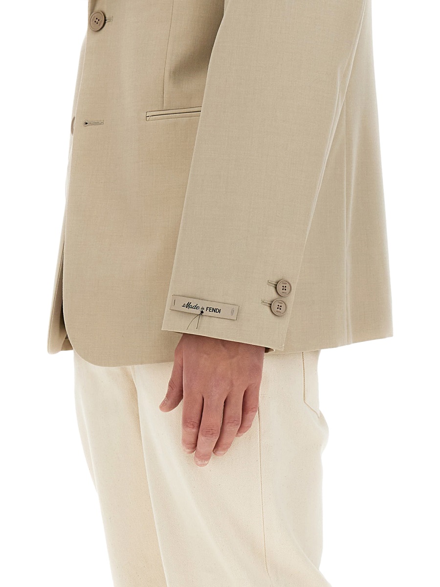 Fendi WOOL JACKET Beige