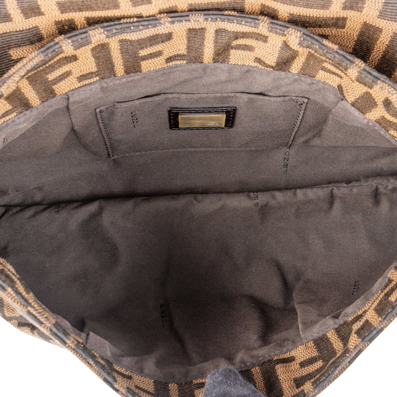 Fendi Fendi FF Monogram Chef Handbag Bruin