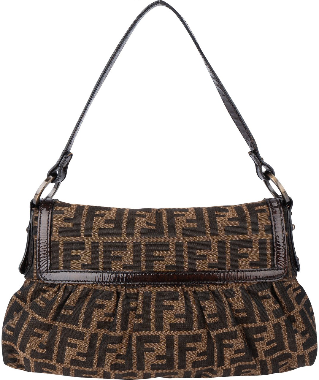 Fendi Fendi FF Monogram Chef Handbag Bruin