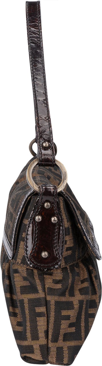 Fendi Fendi FF Monogram Chef Handbag Bruin
