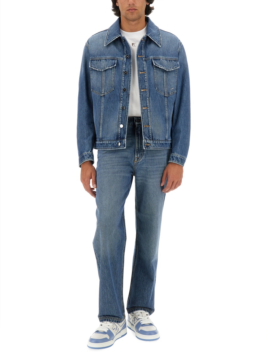 Fendi DENIM JACKET Blauw