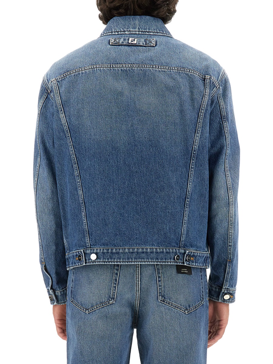 Fendi DENIM JACKET Blauw