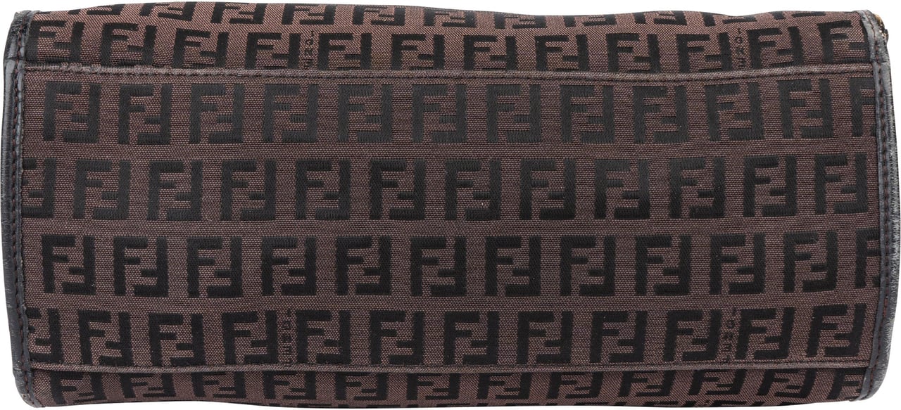 Fendi Fendi FF Monogram Zucca Handbag Bruin
