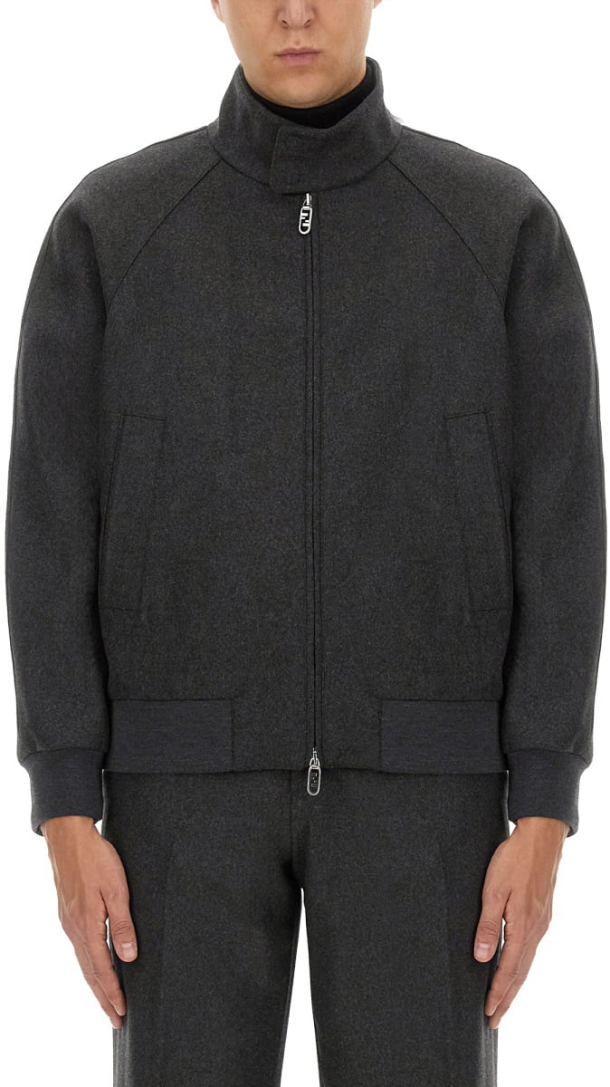 Fendi CASHMERE BLOUSON Zwart