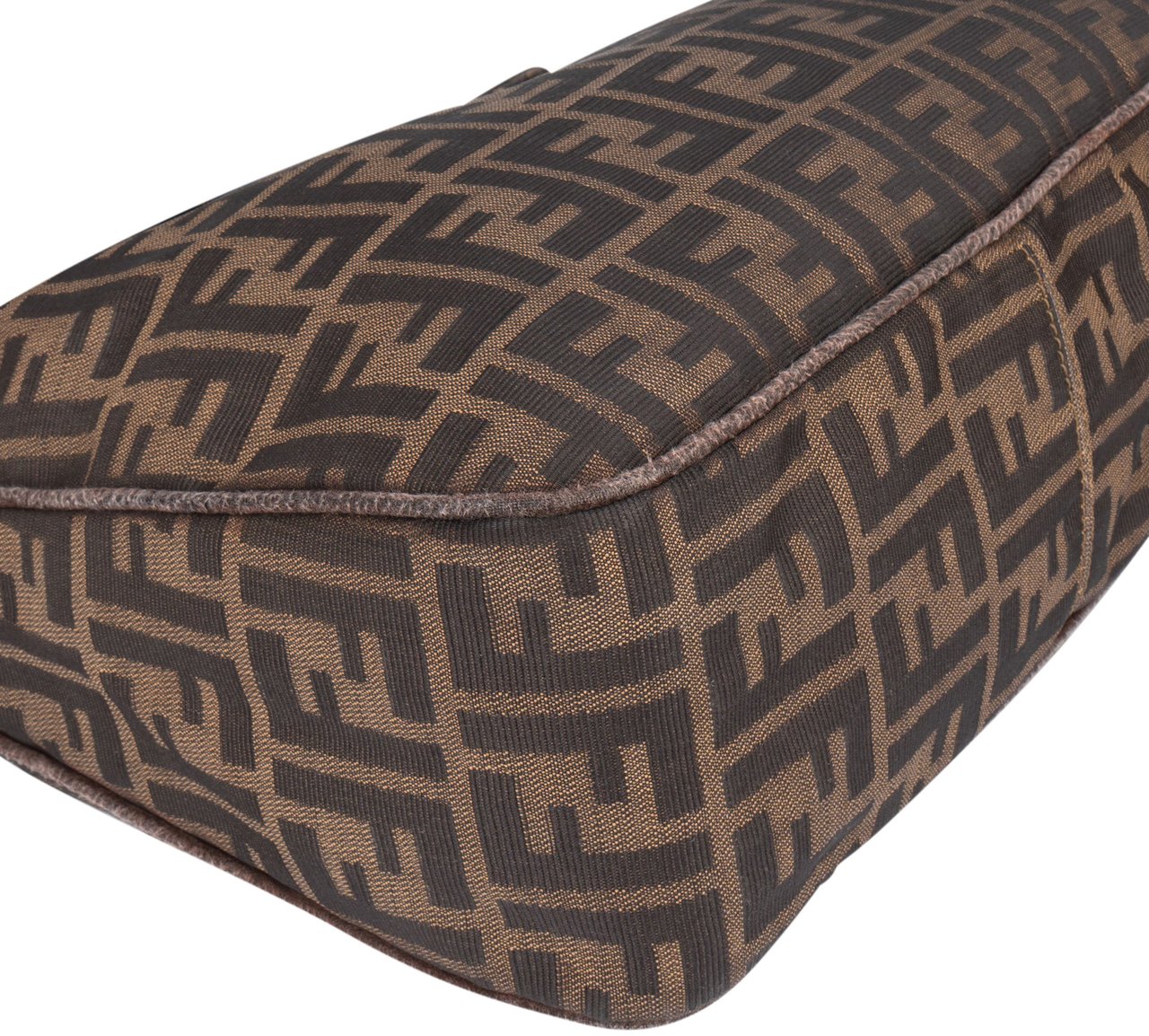 Fendi Fendi FF Monogram Shoulder Bag Bruin