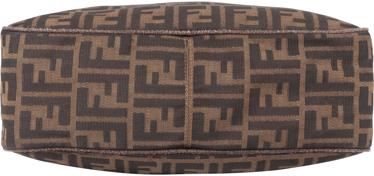 Fendi Fendi FF Monogram Shoulder Bag Bruin