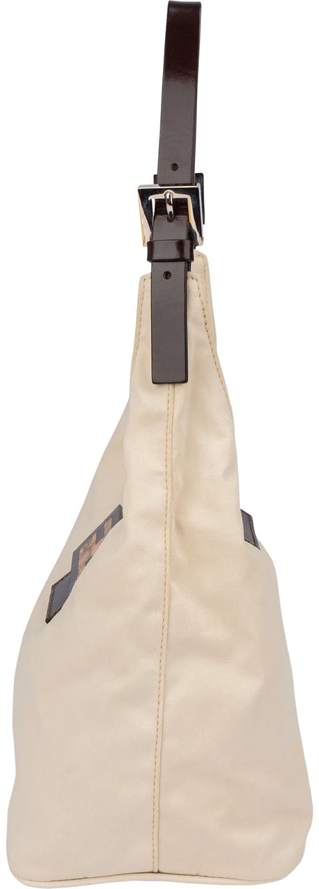 Fendi Fendi Cottton Limited Baguette Buckle Shoulder Bag Wit