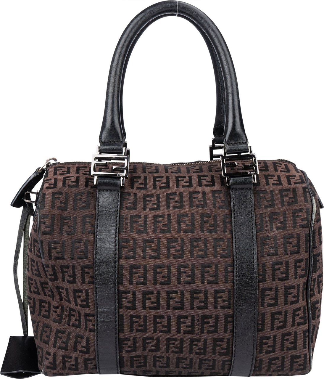 Fendi Fendi FF Monogram Zucca Handbag Zwart