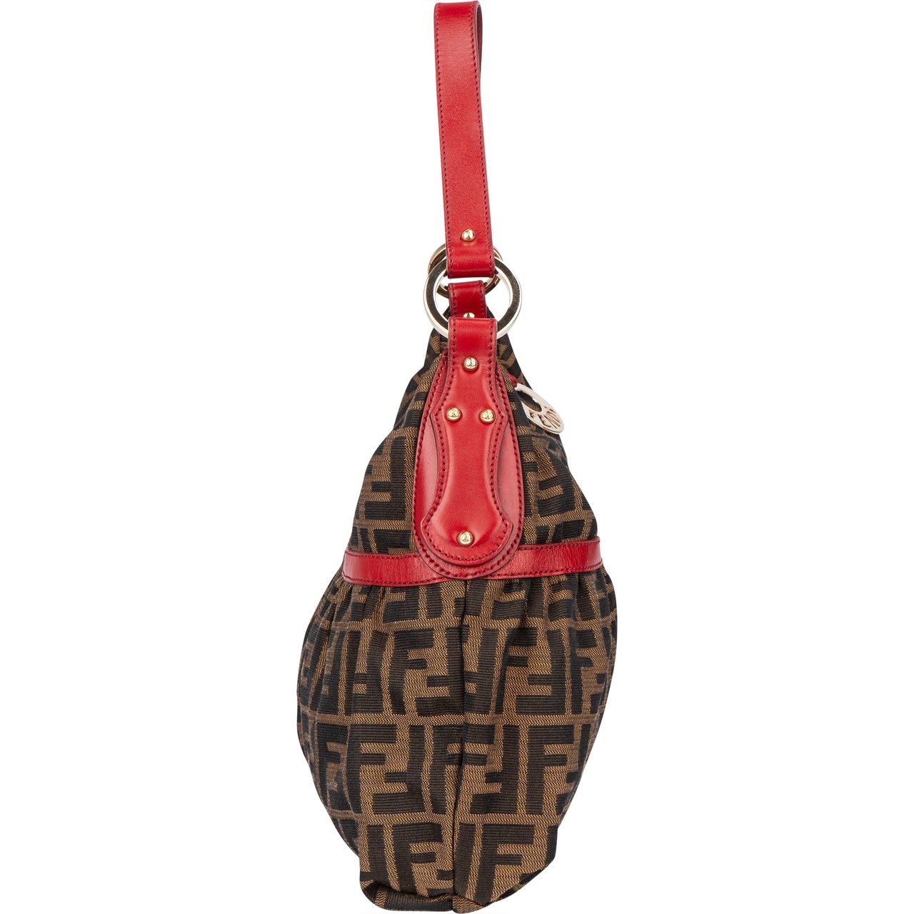 Fendi Fendi FF Monogram Zucca Chef Handbag Bruin