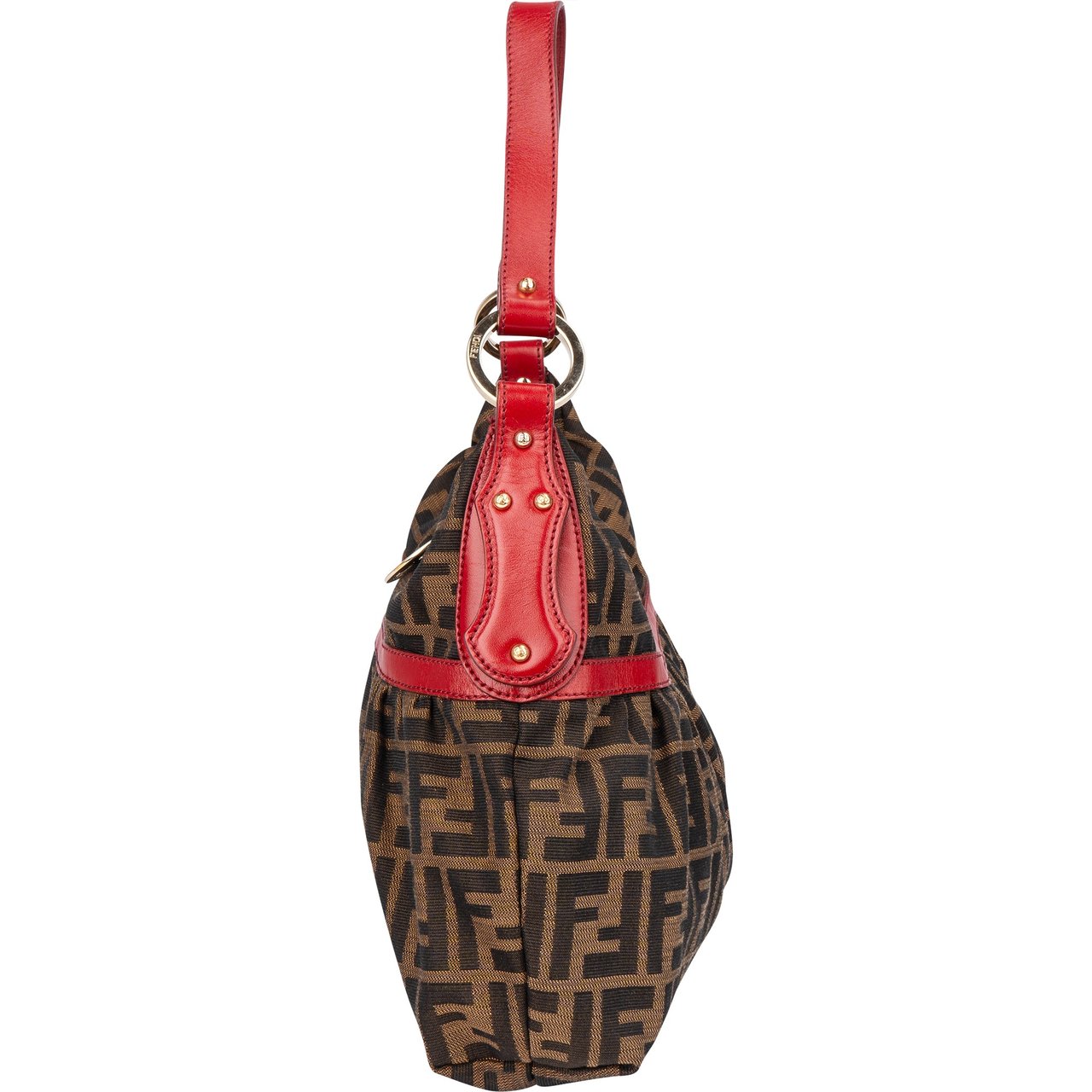 Fendi Fendi FF Monogram Zucca Chef Handbag Bruin