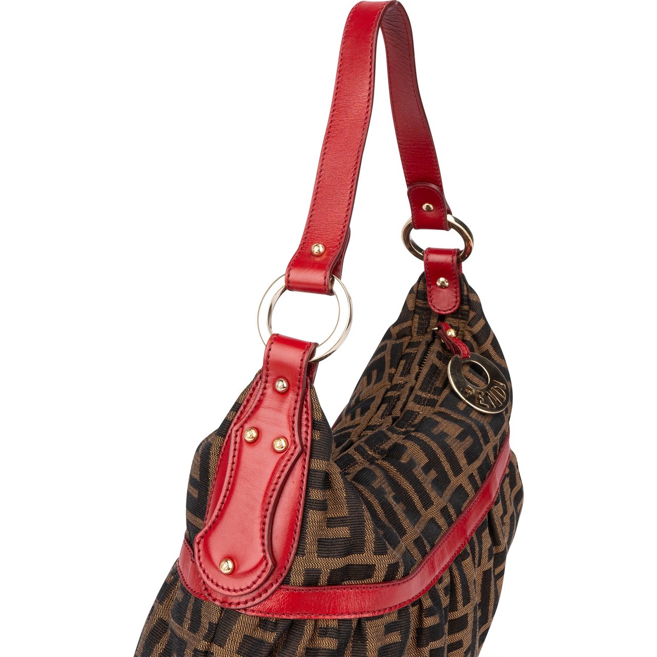 Fendi Fendi FF Monogram Zucca Chef Handbag Bruin