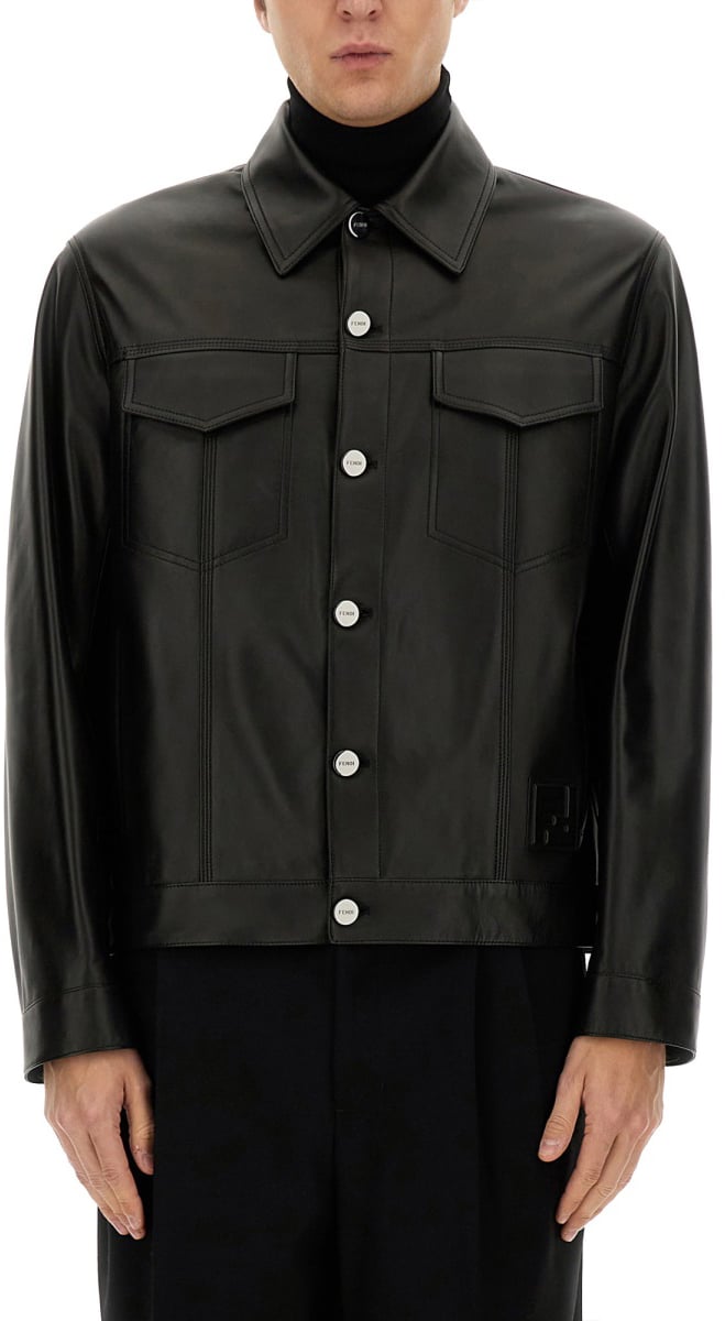 Fendi BLOUSON JACKET Zwart