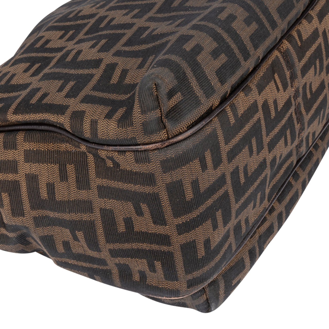 Fendi Fendi FF Monogram Zucca Handbag Bruin