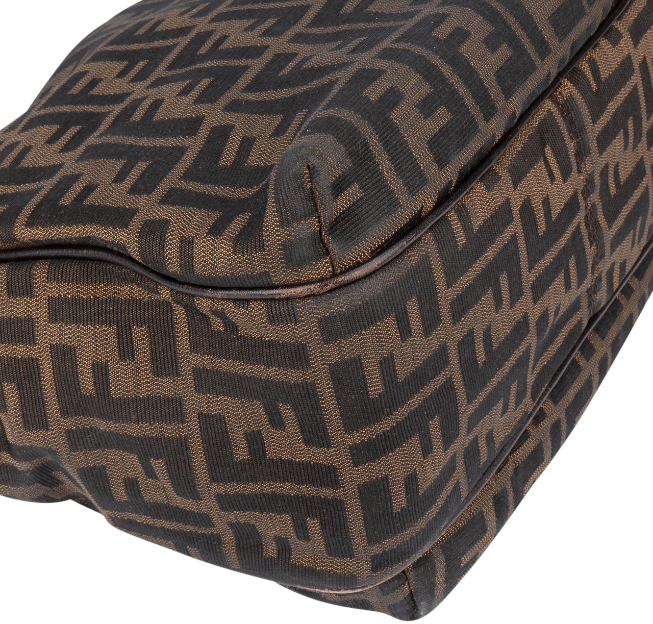Fendi Fendi FF Monogram Zucca Handbag Bruin
