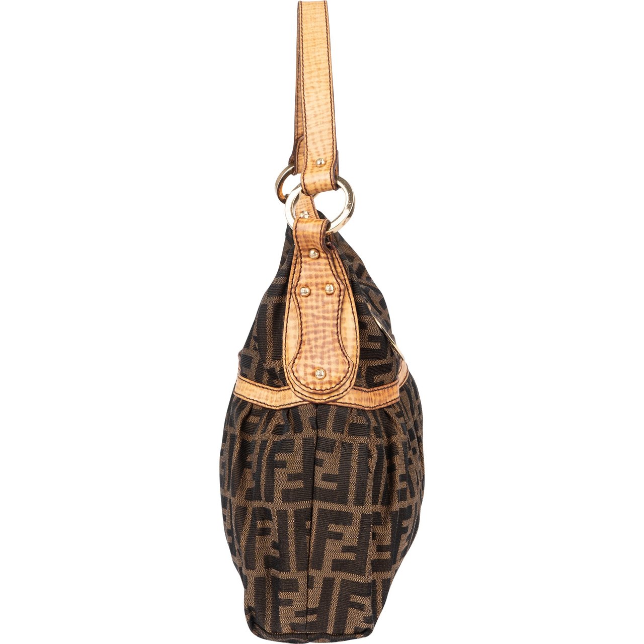 Fendi Fendi FF Monogram Chef Handbag Bruin