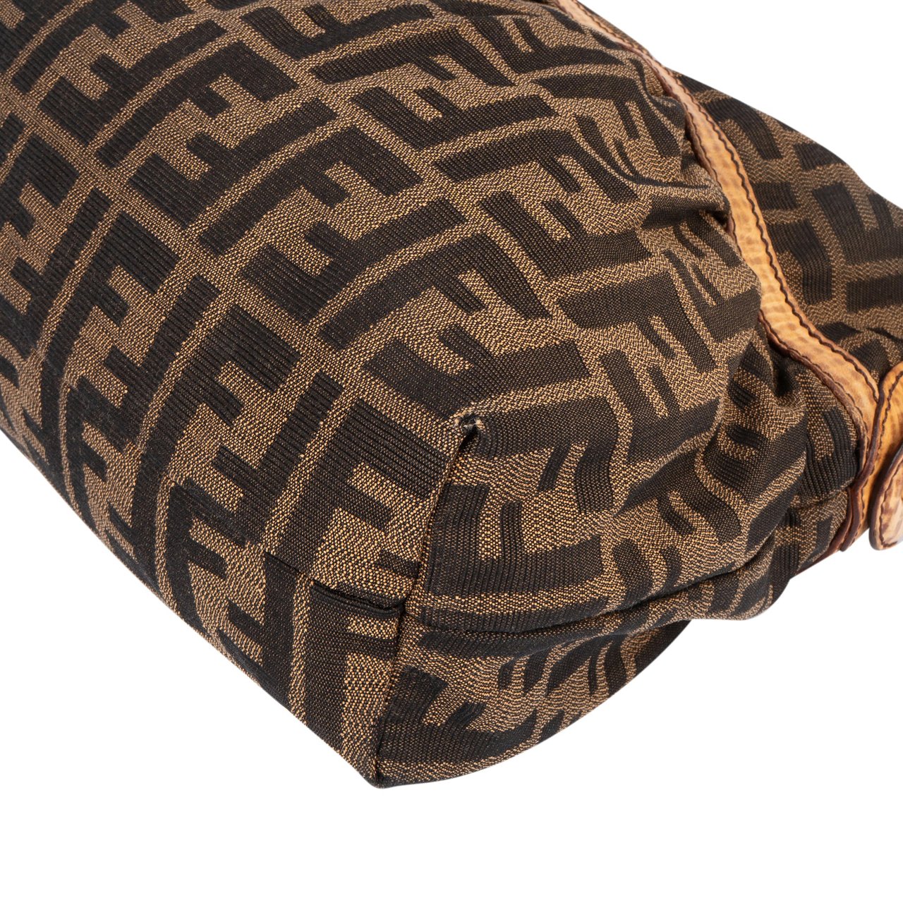 Fendi FF Monogram Chef Handbag Bruin