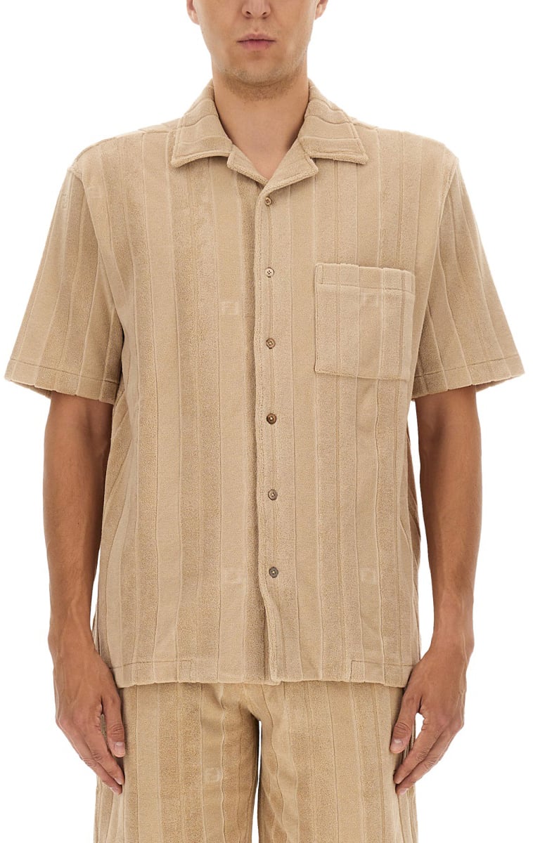Fendi TERRY SHIRT Beige