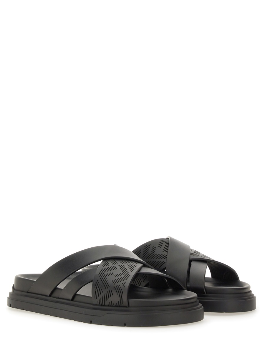 Fendi SLIDE SANDAL Zwart