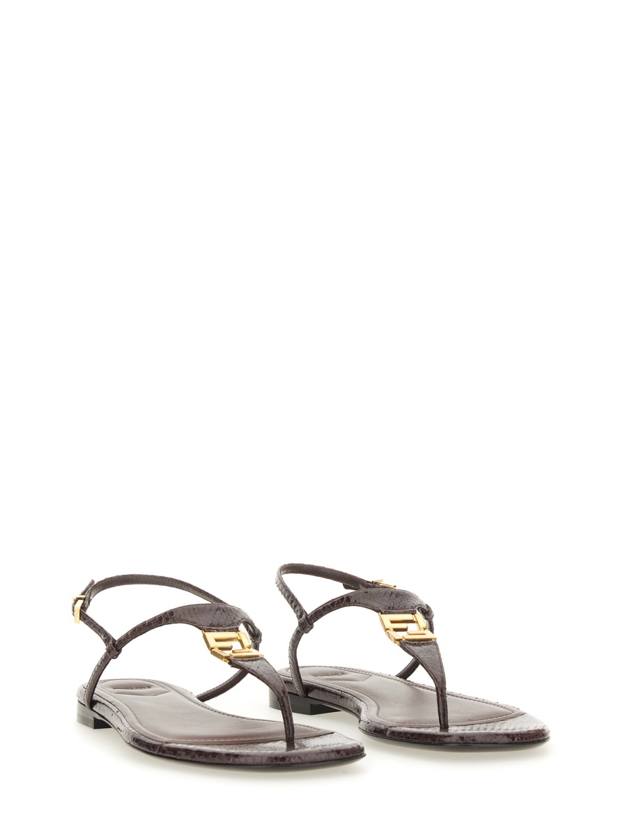Fendi SANDAL "FFOLD" Bruin
