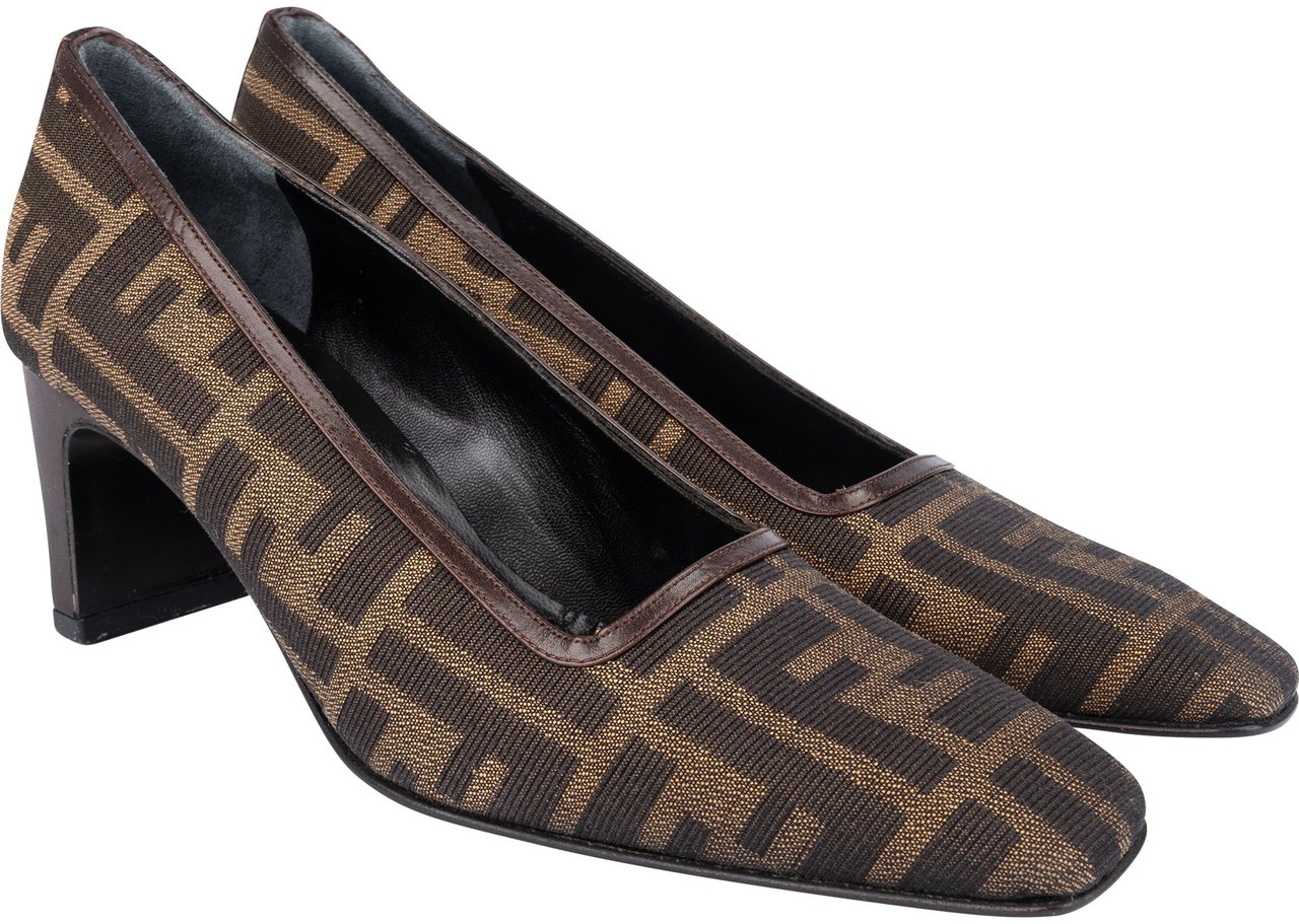 Fendi Fendi FF Monogram Heels (35) Divers