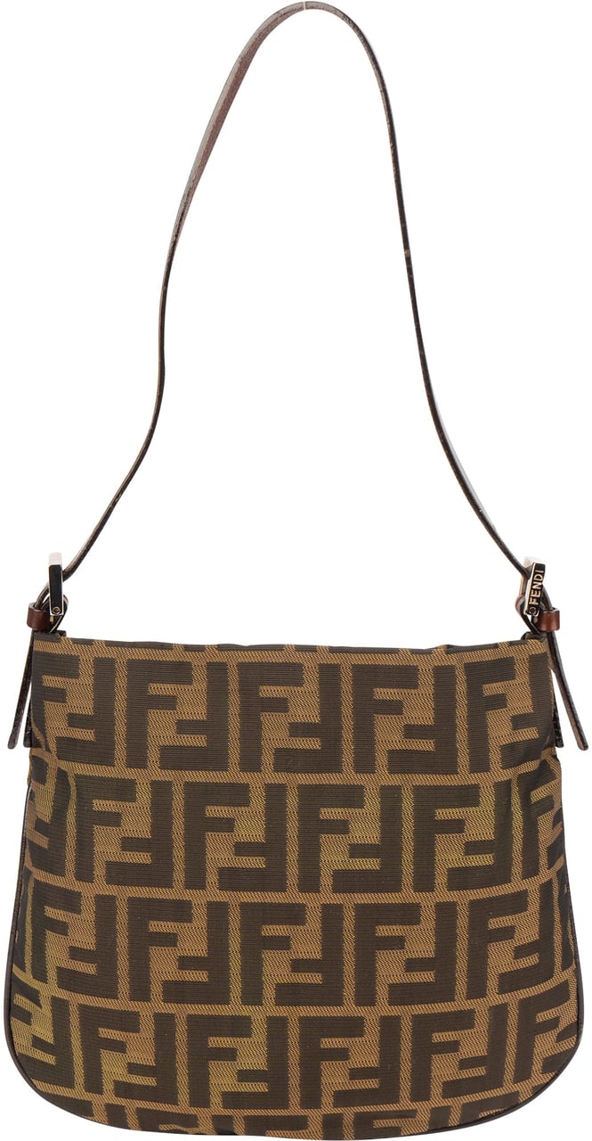 Fendi Fendi FF Monogram Zucca Handbag Bruin