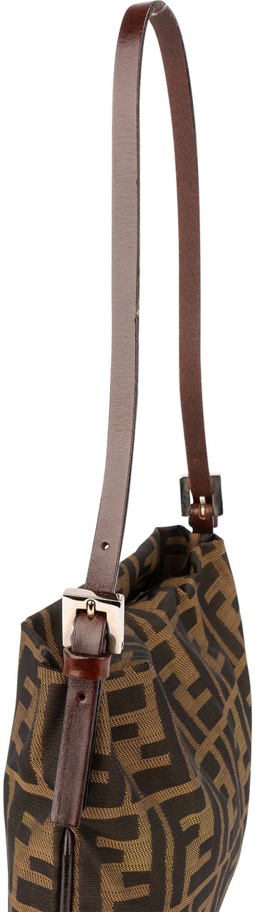 Fendi Fendi FF Monogram Zucca Handbag Bruin