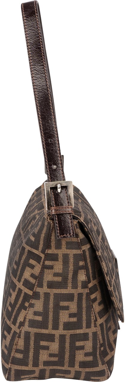 Fendi Fendi FF Monogram Baguette Mamma Handbag Bruin