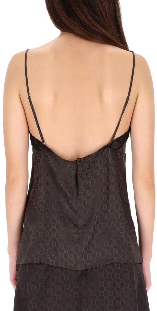 Fendi "JACQUARD FF" TOP Bruin