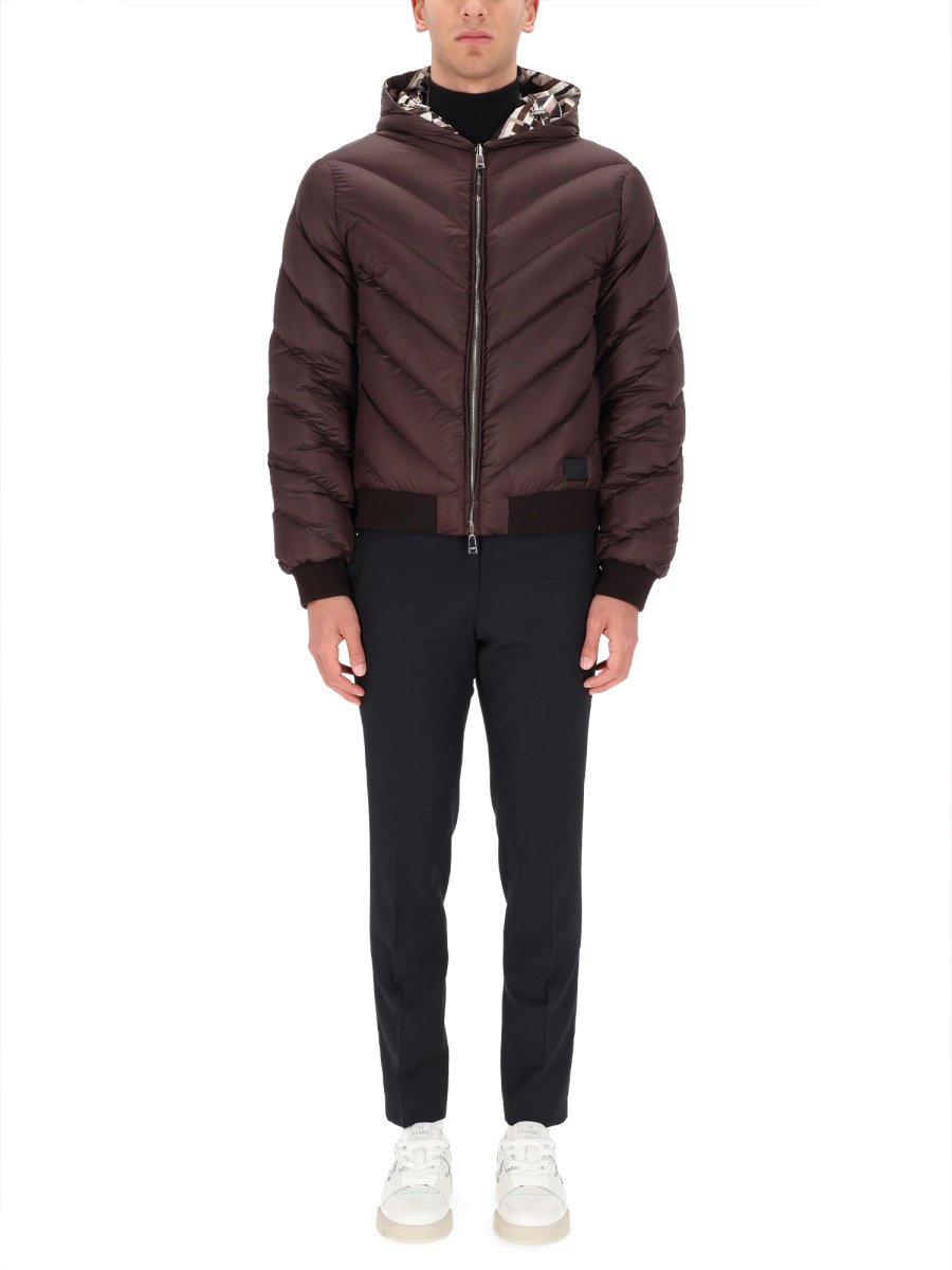 Fendi REVERSIBLE PADDED JACKET Bruin