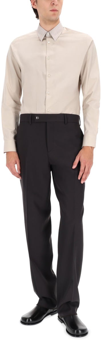 Fendi COTTON SHIRT Wit