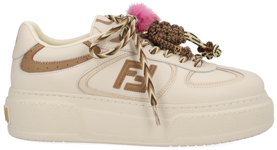 Fendi "FENDI MATCH" SNEAKER Beige