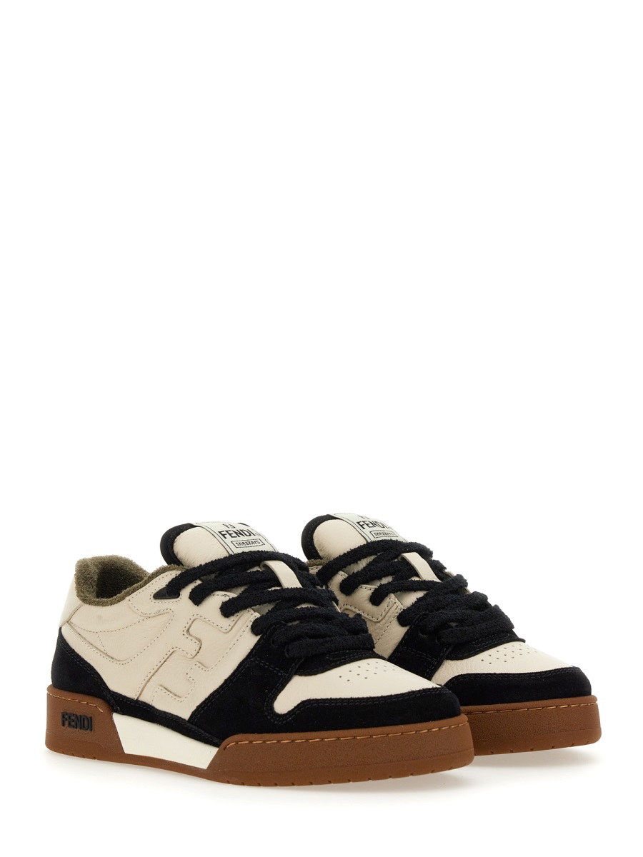 Fendi LOW TOP SNEAKER "MATCH" Zwart