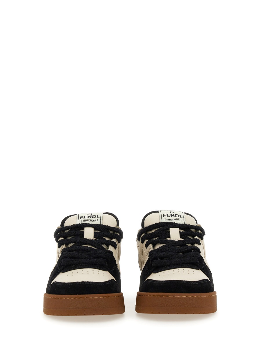 Fendi LOW TOP SNEAKER "MATCH" Zwart